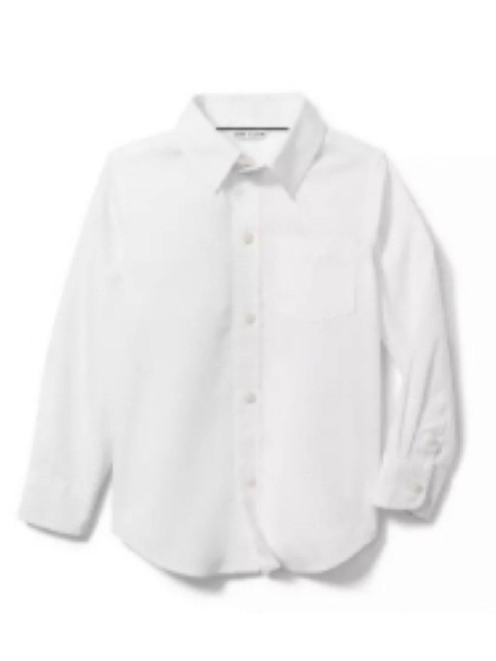 Janie and Jack Boys' White Long-Sleeve Button-Down Shirt